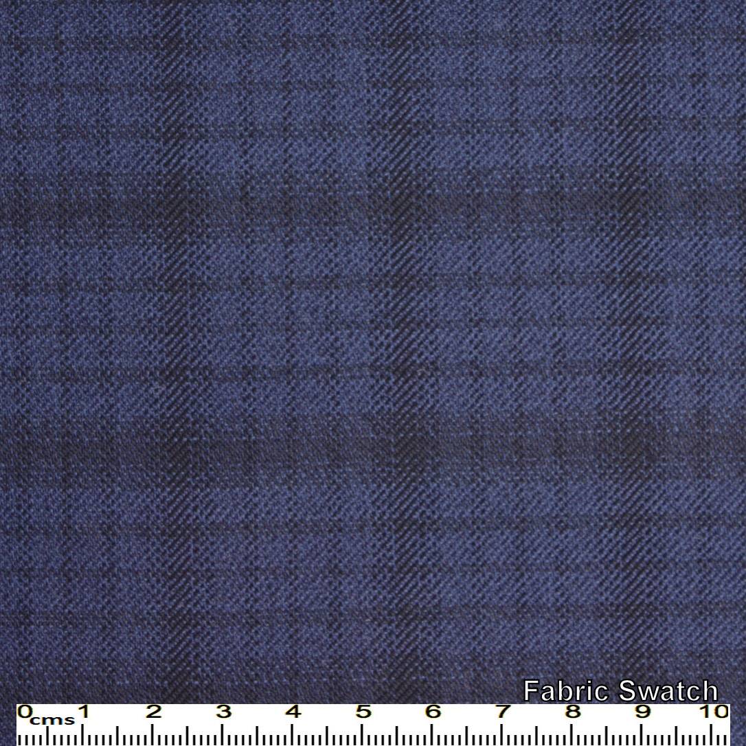 East Bay Blue Plaid Made To Measure Pant - VBC0140_MTM_SP