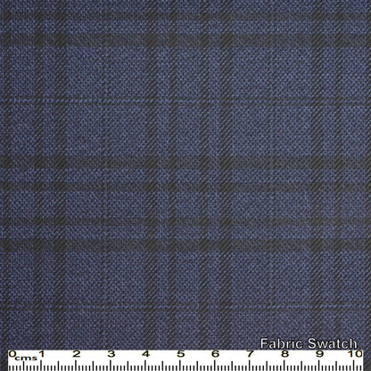 East Bay Blue Plaid Made To Measure Jacket - VBC0141_MTM_SJ