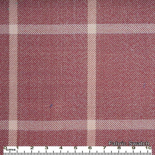 Rose Taupe Violet Windowpane Made To Measure Vest - VBC0144_MTM_SV