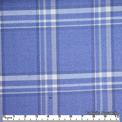 Moody Blue Plaid Made To Measure Vest - VBC0147_MTM_SV