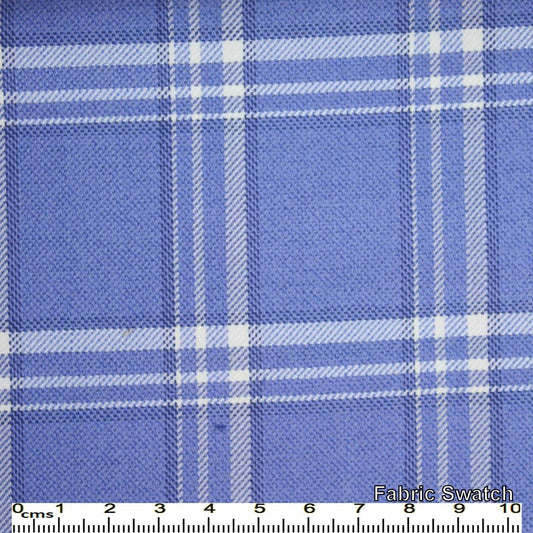 Moody Blue Plaid Made To Measure Vest - VBC0147_MTM_SV