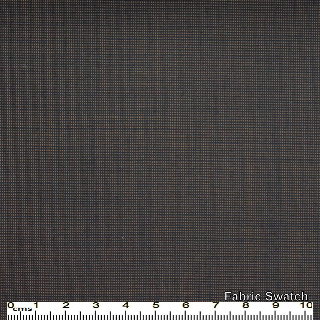 Ebony Clay Grey Nailhead Made To Measure Pant - VBC0180_MTM_SP