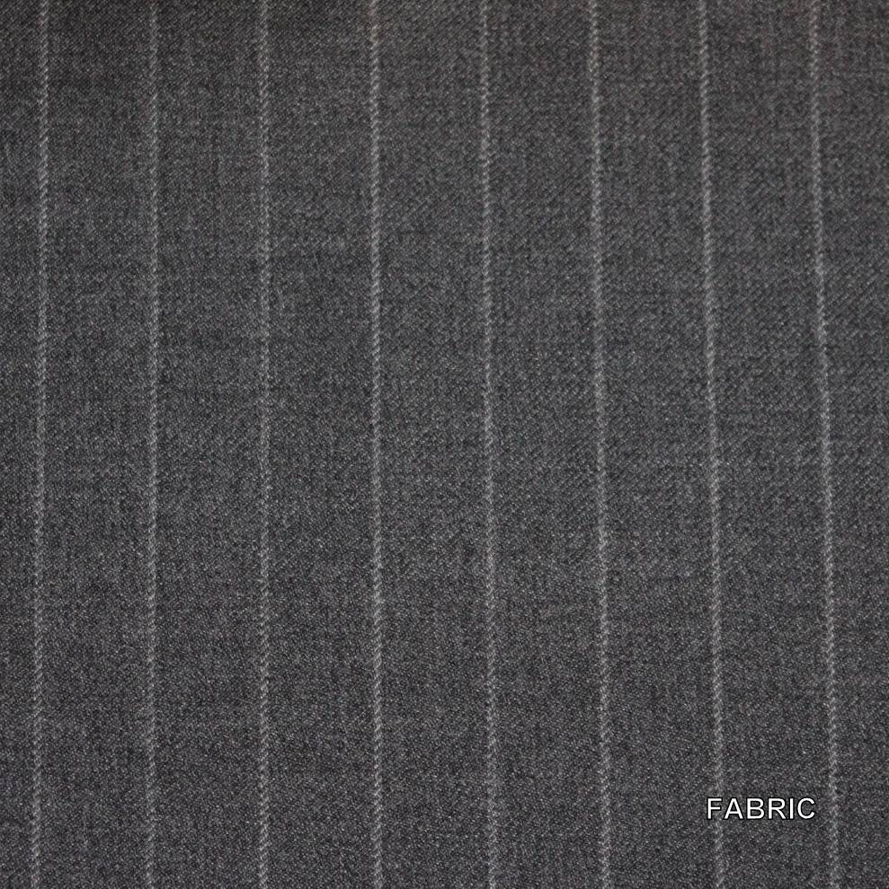 Charcoal Stripes Made To Measure Vest - VBC0193_MTM_SV