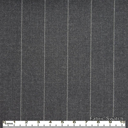Bright Grey Stripes  Made To Measure Vest - VBC0463_MTM_SV