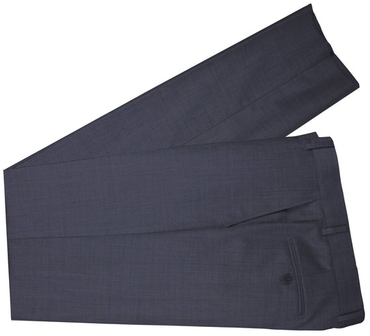 Trout Grey Sharkskin Made To Measure Pant - VBC0486_MTM_SP