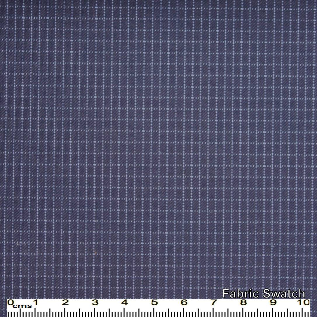 Gun Powder Violet Checks Made To Measure Vest - VBC0482_MTM_SV