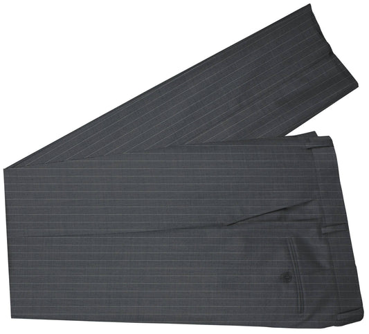 Bright Grey Stripes  Made To Measure Pant - VBC0485_MTM_SP