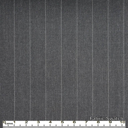 Bright Grey Stripes  Made To Measure Jacket - VBC0472_MTM_SJ