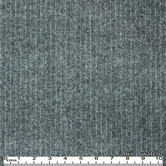 Oslo Grey Pinstripes Made To Measure Vest - VBC0474_MTM_SV