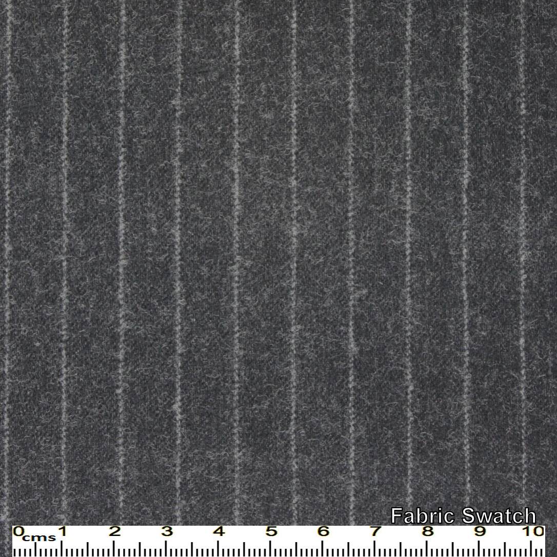 Steel Grey Chalkstripes Made To Measure Jacket - VBC0476_MTM_SJ