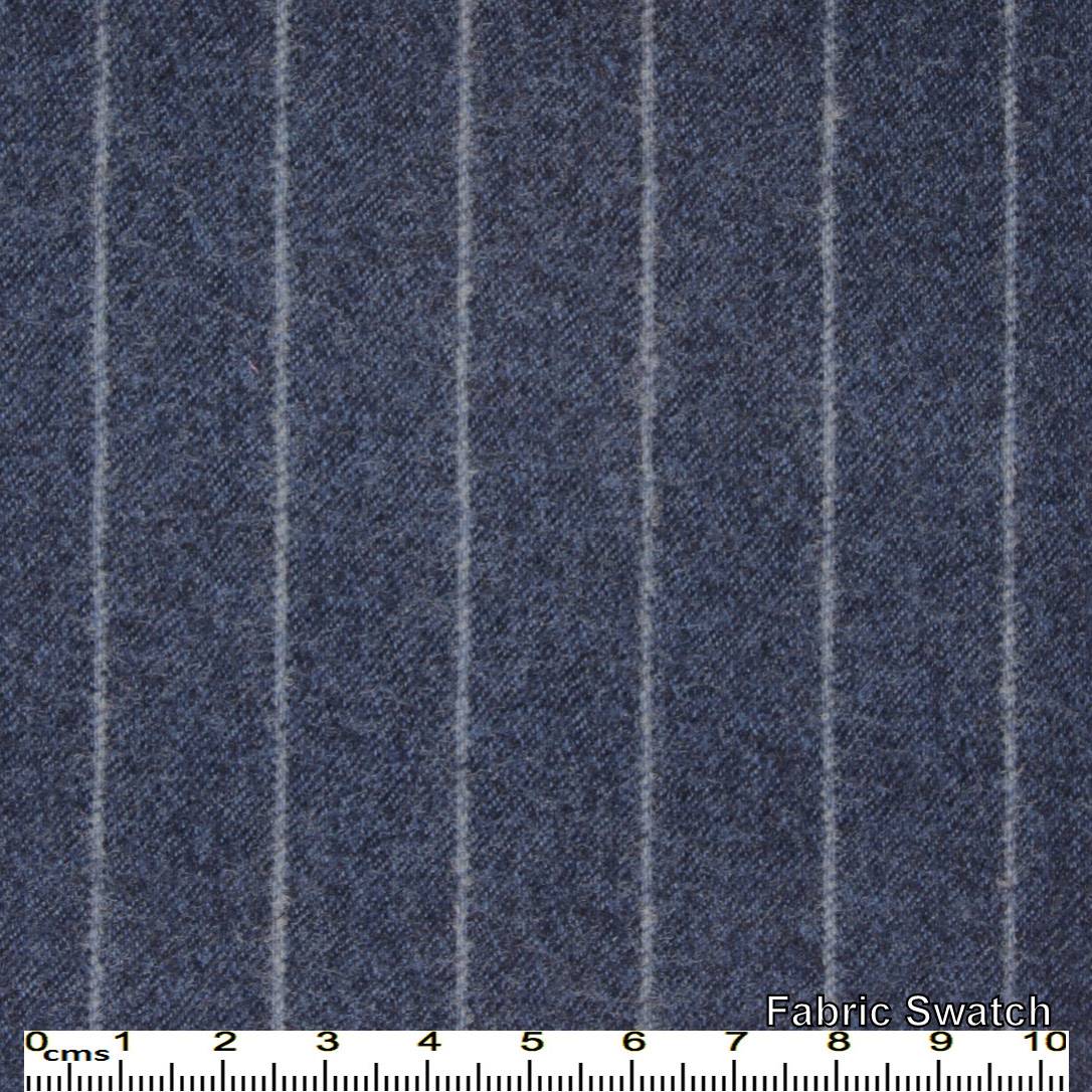 Blue Chalkstripes Made To Measure Jacket - VBC0480_MTM_SJ