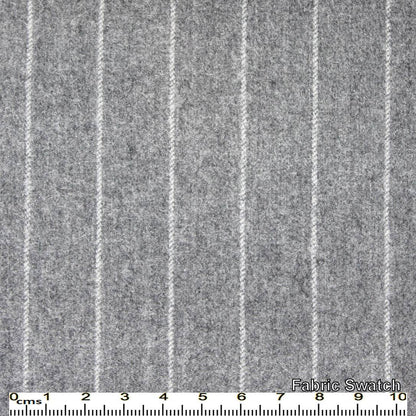 Grey Chalk Stripes Made To Measure Jacket - VBC0487_MTM_SJ