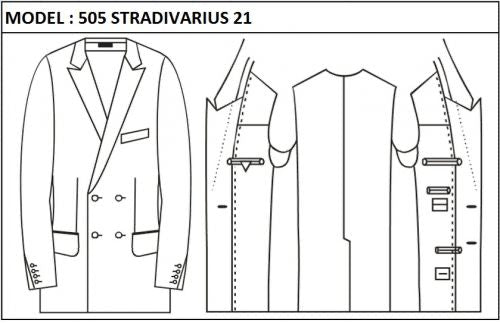 SLIM - DOUBLE BREASTED, 2 BUTTONS,PEAK  LAPEL JACKET-505_STRADIVARIUS_21