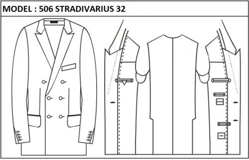 SLIM - DOUBLE BREASTED, 3 BUTTONS,PEAK  LAPEL JACKET-506_STRADIVARIUS_32