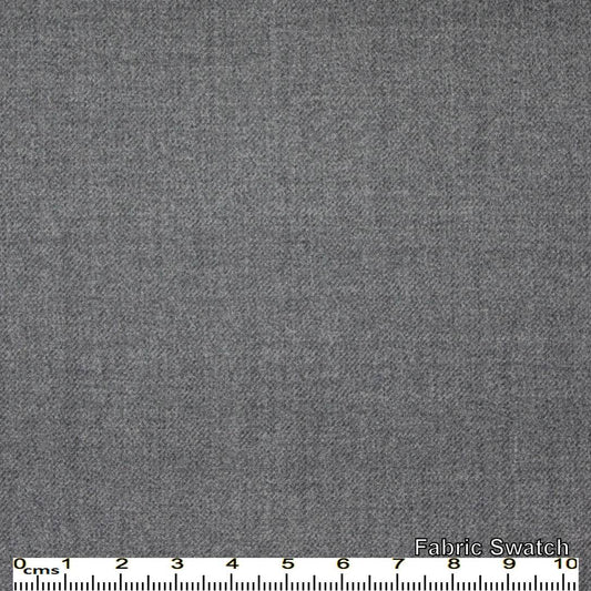 Grey Plain Made To Measure Vest - VBC0495_MTM_SV
