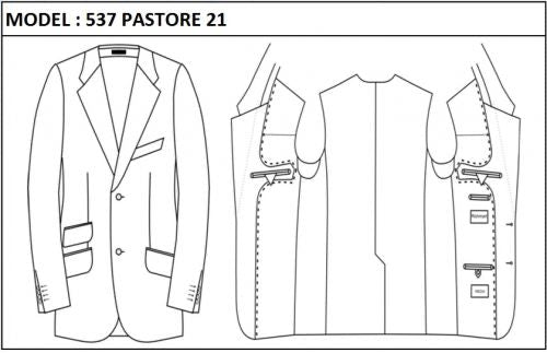 SLIM - SINGLE BREASTED, 2 BUTTONS,NOTCH  LAPEL JACKET-537__PASTORE_21
