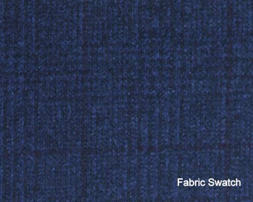 CASHMERE LIGHT Catalina Blue Plaid Made To Measure Vest  - CER0031_MTM_SV