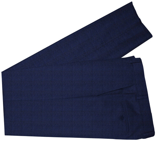 CASHMERE LIGHT Catalina Blue Plaid Made To Measure Pant  - CER0033_MTM_SP