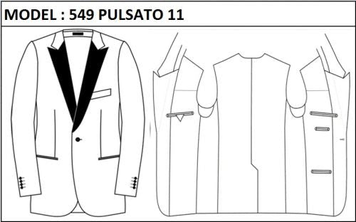 SLIM - SINGLE BREASTED, 1 BUTTONS,PEAK  LAPEL JACKET-549_PULSATO_11