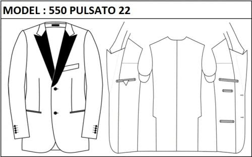 SLIM - SINGLE BREASTED, 2 BUTTONS,PEAK  LAPEL JACKET-550_PULSATO_22