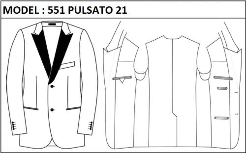 SLIM - SINGLE BREASTED, 2 BUTTONS,PEAK  LAPEL JACKET-551_PULSATO_21