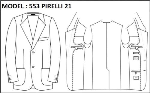 SLIM - SINGLE BREASTED, 2 BUTTONS,NOTCH  LAPEL JACKET-553_PIRELLI_21