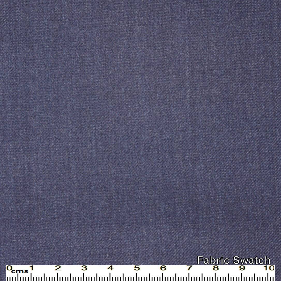 Smoky Violetish Navy Plain Made To Measure Vest - VBC0236_MTM_SV