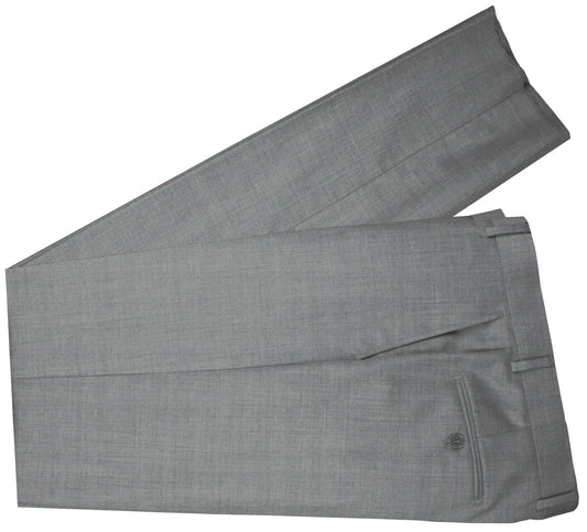 Foggy Grey Plain Made To Measure Pant - VBC0263_MTM_SP