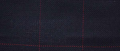 Navy Windowpane Made To Measure Vest - VBC0585_MTM_SV