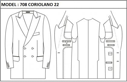 SLIM - DOUBLE BREASTED, 2 BUTTONS,PEAK  LAPEL JACKET-708_CORIOLANO_22
