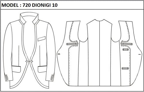 SLIM - SINGLE BREASTED, BOTH SIDES : 1+1 BUTTONS, NO LAPEL JACKET-720_DIONIGI_10