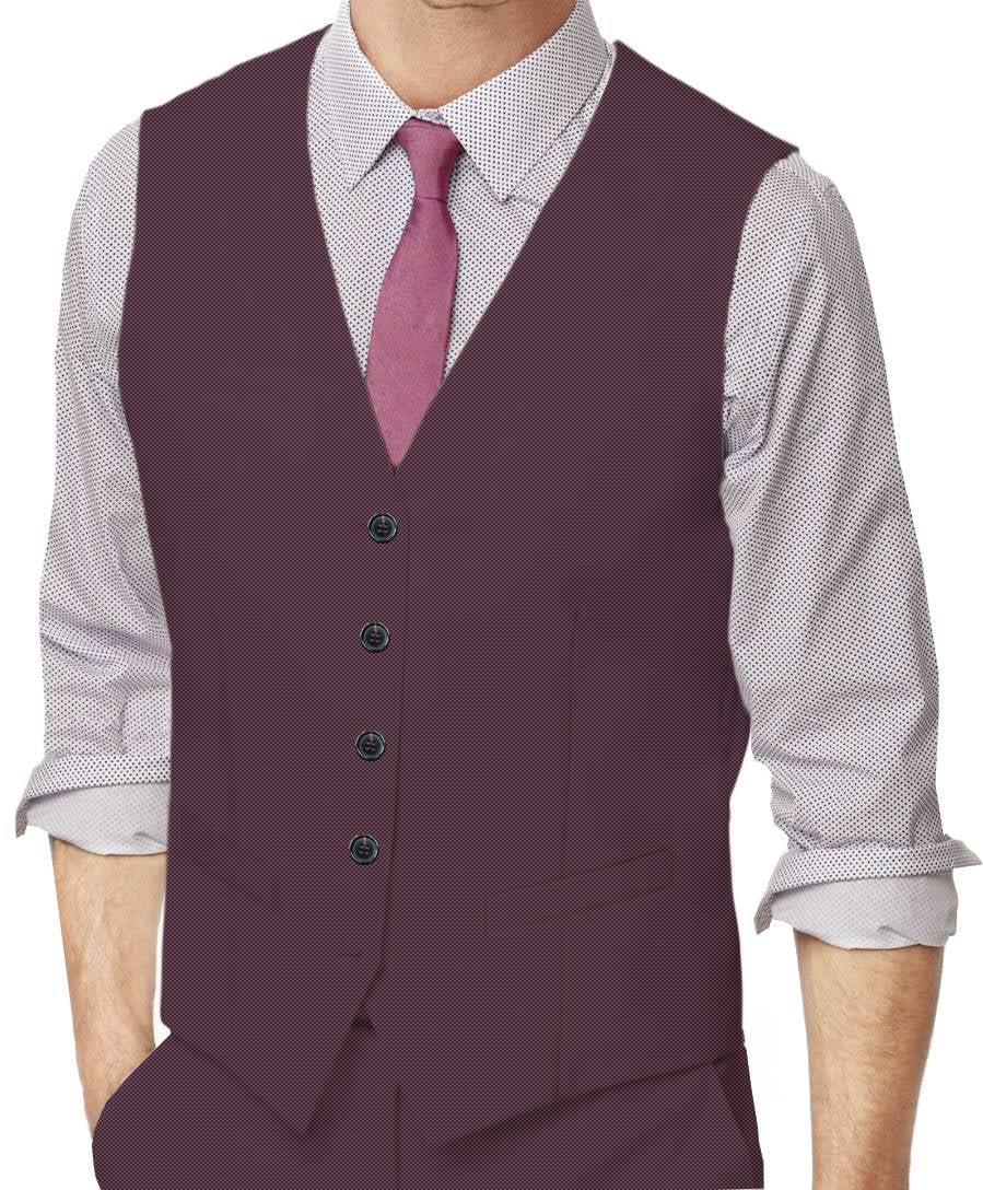 Strikemaster Violet Sharkskin  Made To Measure Vest - VBC0340_MTM_SV