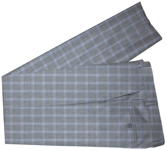 Mountain Mist Grey Plaid Made To Measure Pant - VBC0362_MTM_SP