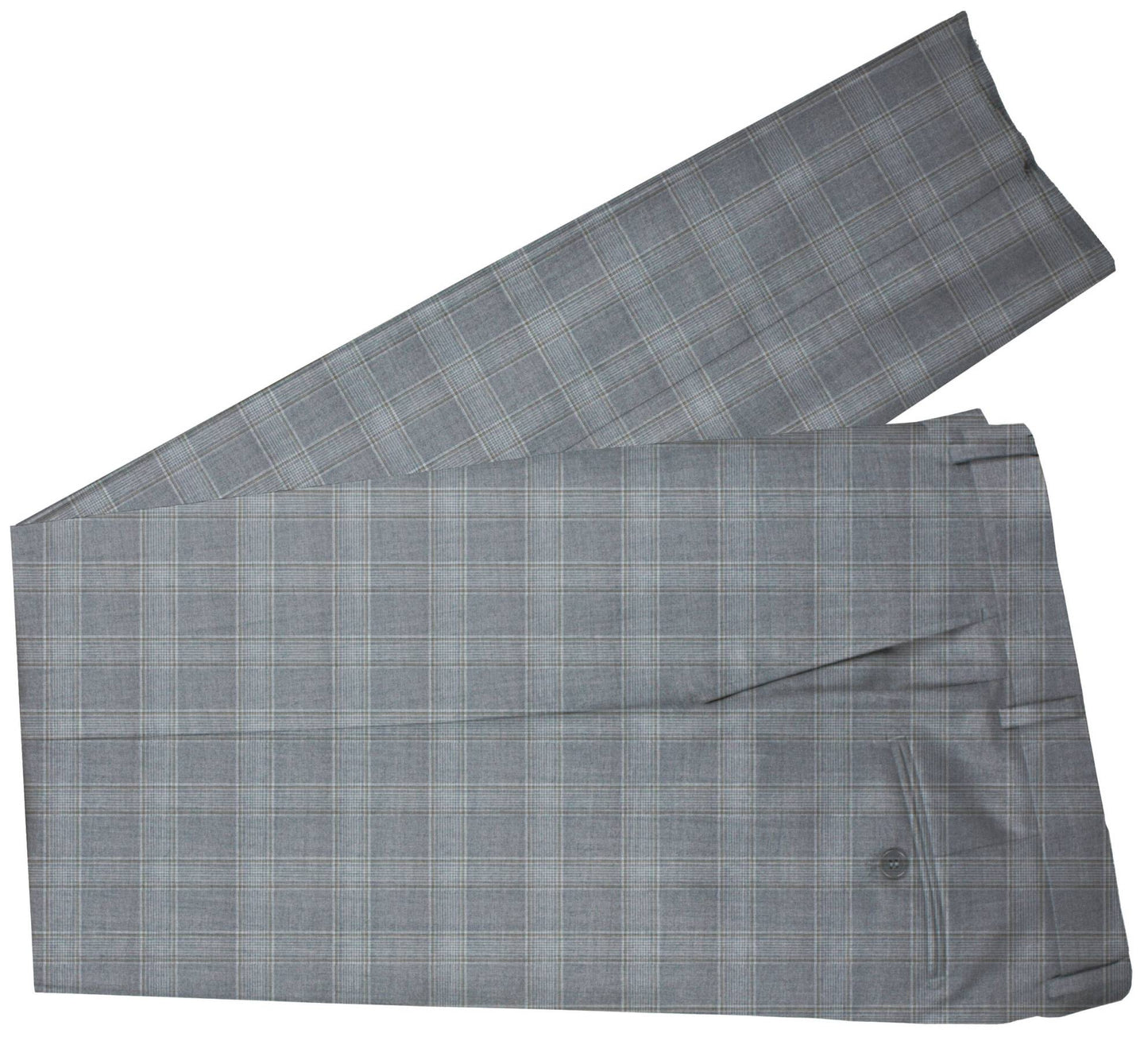 Grey Chateau Glencheck Made To Measure Pant - VBC0365_MTM_SP