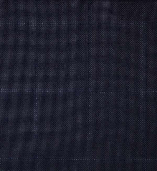 Navy Windowpane Made To Measure Pant - VBC0611_MTM_SP