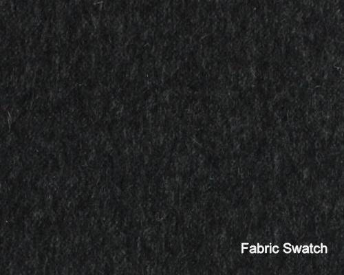 100% Cashmere Nero Grey Plain Made To Measure Vest  - CER0065_MTM_SV