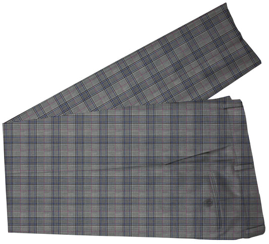 Jumbo Grey Plaid Made To Measure Pant - VBC0434_MTM_SP