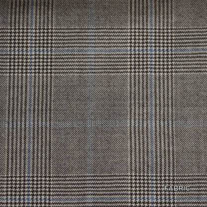 Grey Plaid Made To Measure Vest - VBC0435_MTM_SV