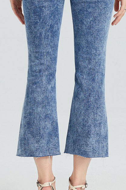 BAYEAS HIGH QUALITY HIGH RISE FLARE JEANS - BYF1031