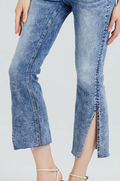 BAYEAS HIGH QUALITY HIGH RISE FLARE JEANS - BYF1031