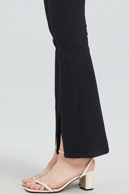 BAYEAS HIGH QUALITY LEGGING STYLE HIGH RISE FLARE JEANS - BYF1070