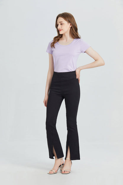 BAYEAS HIGH QUALITY LEGGING STYLE HIGH RISE FLARE JEANS - BYF1070