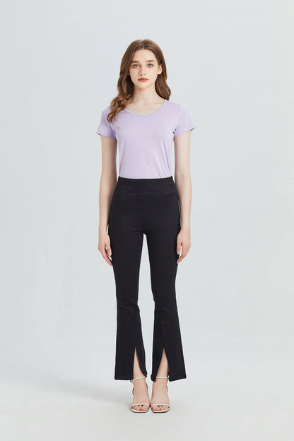 BAYEAS HIGH QUALITY LEGGING STYLE HIGH RISE FLARE JEANS - BYF1070