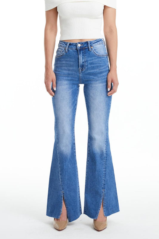 BAYEAS HIGH QUALITY HIGH RISE FLARE JEANS - BYF1100