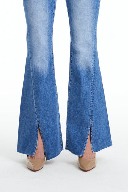 BAYEAS HIGH QUALITY HIGH RISE FLARE JEANS - BYF1100