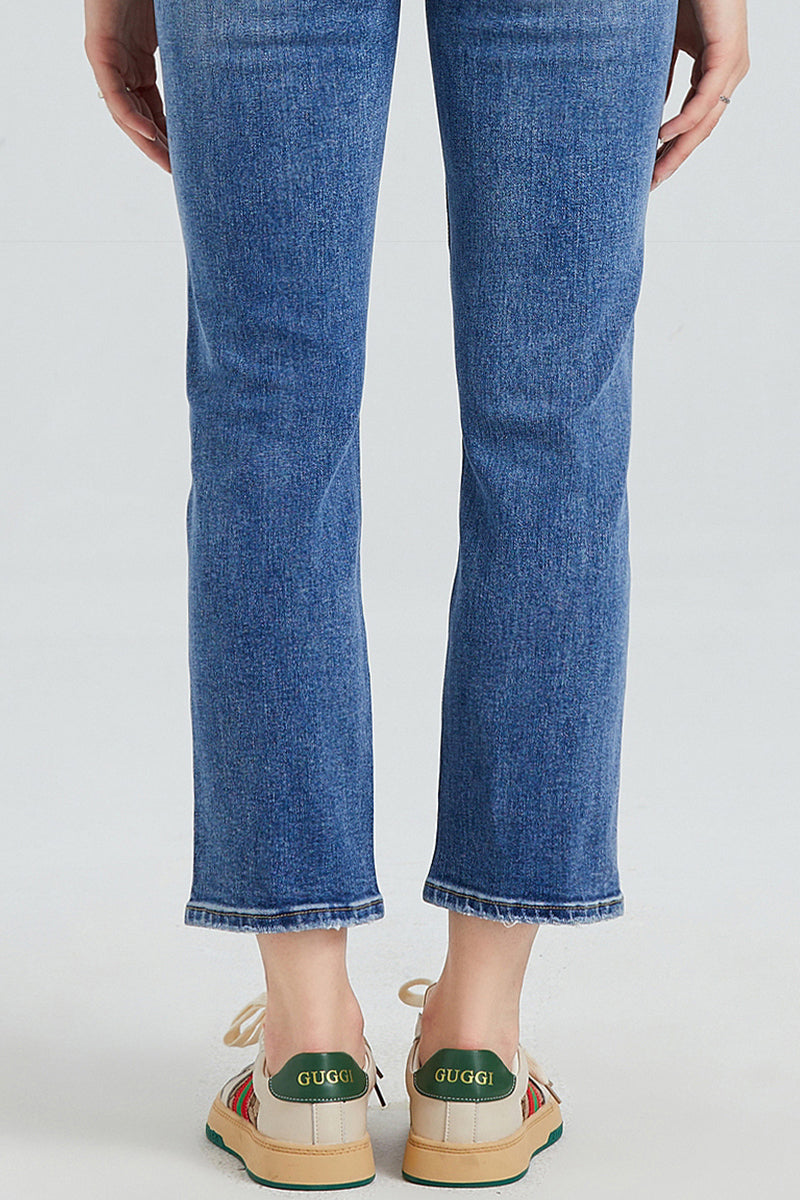 BAYEAS HIGH QUALITY MID RISE STRAIGHT JEANS - BYT5013