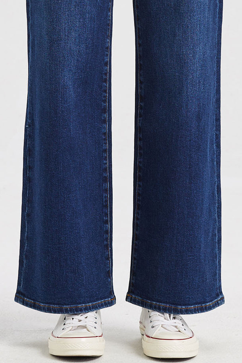 BAYEAS HIGH QUALITY HIGH RISE WIDE LEG JEANS - BYW8002