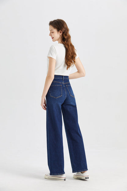 BAYEAS HIGH QUALITY HIGH RISE WIDE LEG JEANS - BYW8002