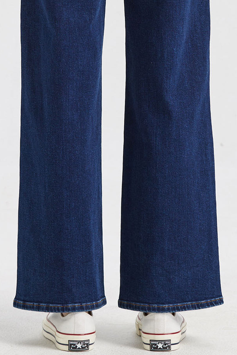 BAYEAS HIGH QUALITY HIGH RISE WIDE LEG JEANS - BYW8002