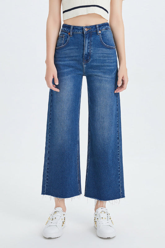 Bayeas High Quality HIGH RISE WIDE LEG JEANS - BYW8015